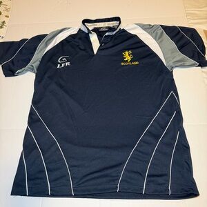 Live for Rugby Scotland Navy and Gray Polo Shirt